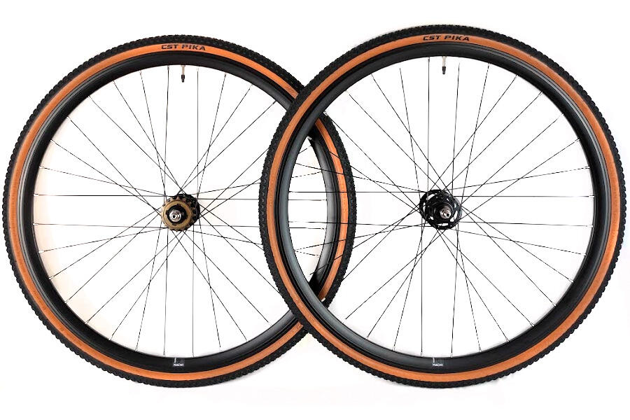 SANTAFIXIE Coppia Ruote 30mm + Copertoncini Tracklocross Nero