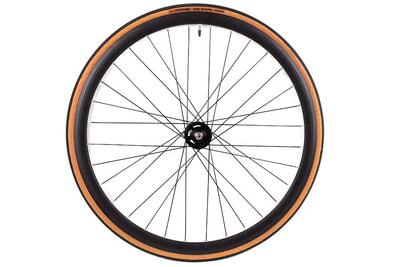 Ruota Anteriore 30mm Nero + Camere d'aria + Copertoncino Classic