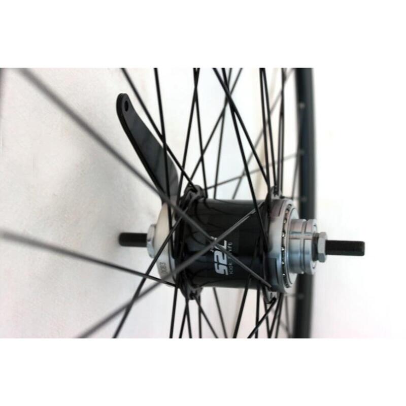 Paire De Roues Noires 26 Pouces 144 Rayons Pour Vélo Lowrider - Rétropédalage