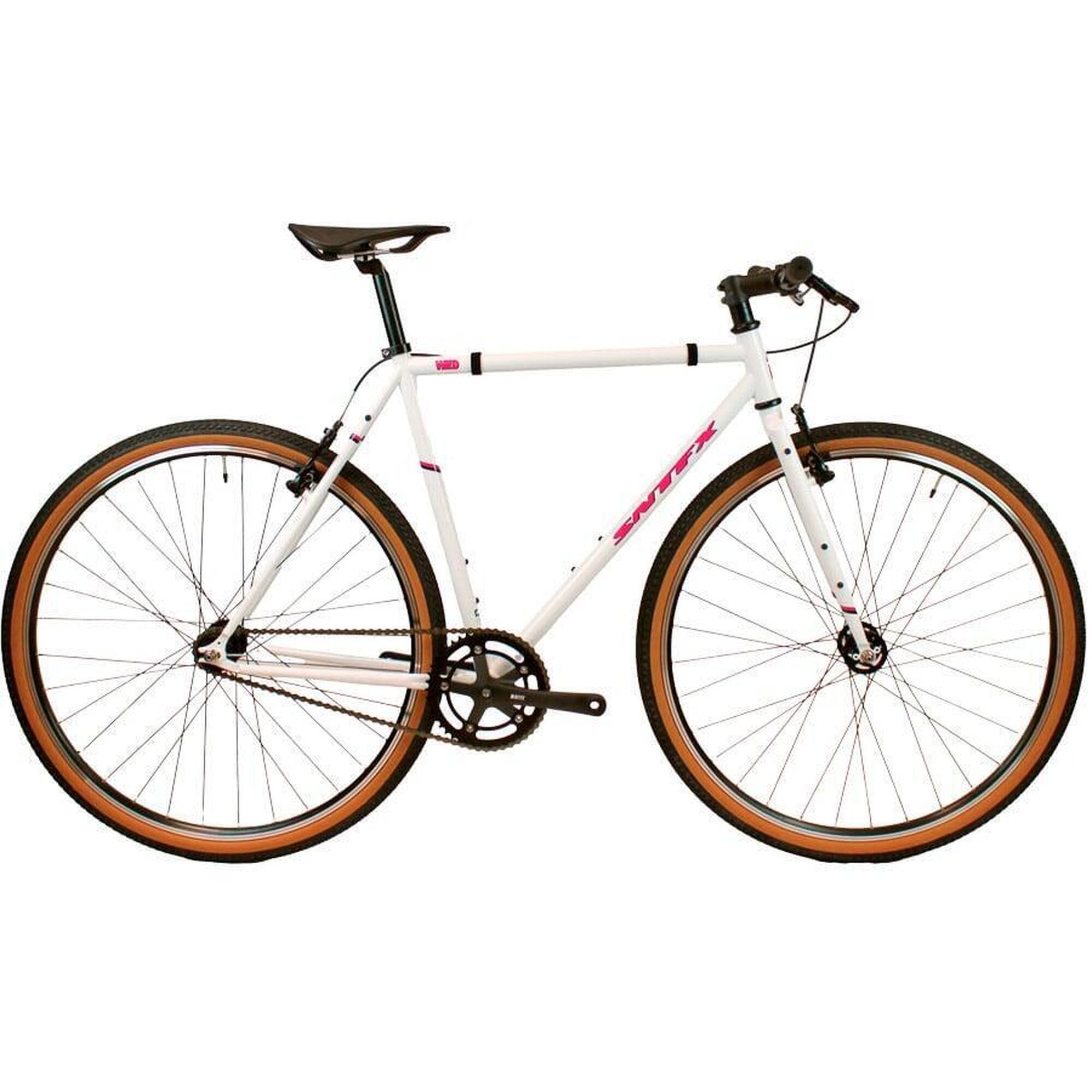 Santafixie - Vélo Fixie Wild Tracklocross White - Vélo Route - Blanc - 58 Cm - Decathlon