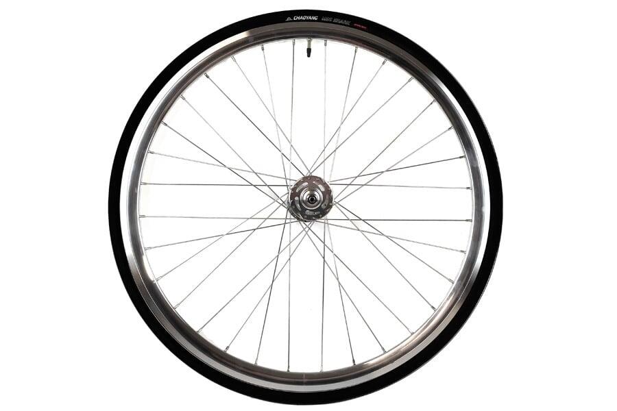 SANTAFIXIE Ruota Anteriore 30mm + Camere d'aria + Copertoncino Argento