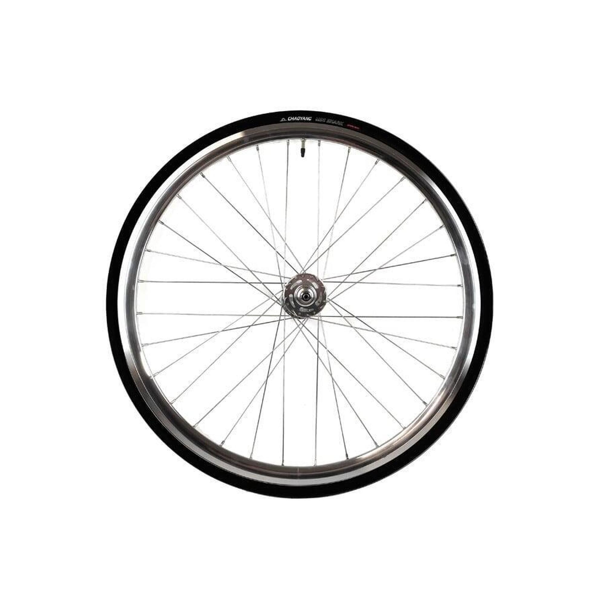 Santafixie - Roue Avant 30mm + Chambre À Air + Pneu Argent - Rayon Roue - 28" - Decathlon