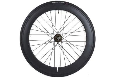 60mm achterwiel + binnenband + band - zwart