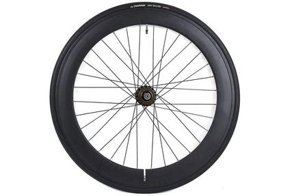 Roue Arrière 60mm + Chambre à air + Pneu Noir