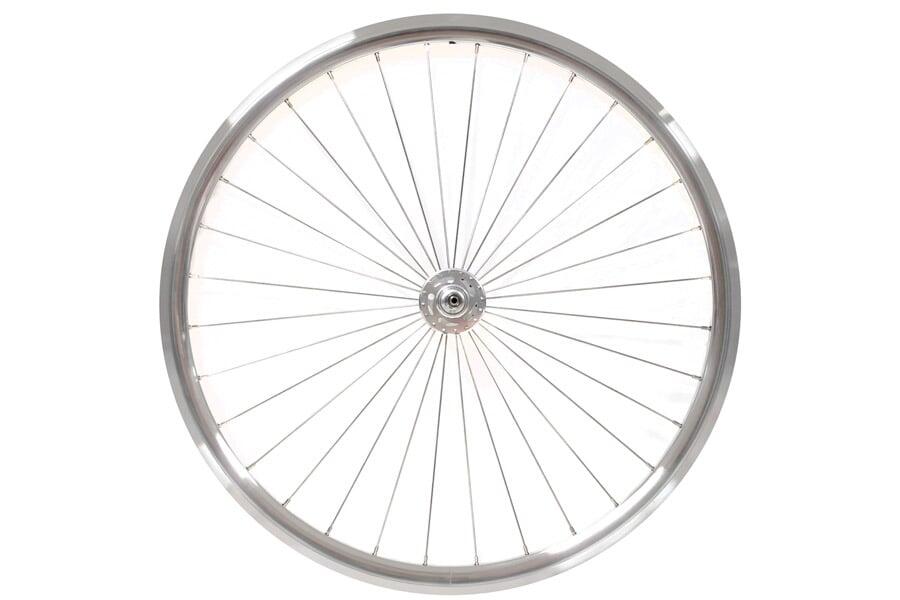 SANTAFIXIE Ruota Anteriore Scatto fisso 30mm Argento (Raggi radiali)