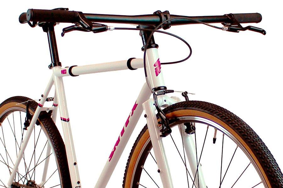 Wild Tracklocross Fixie Fiets White 6/7