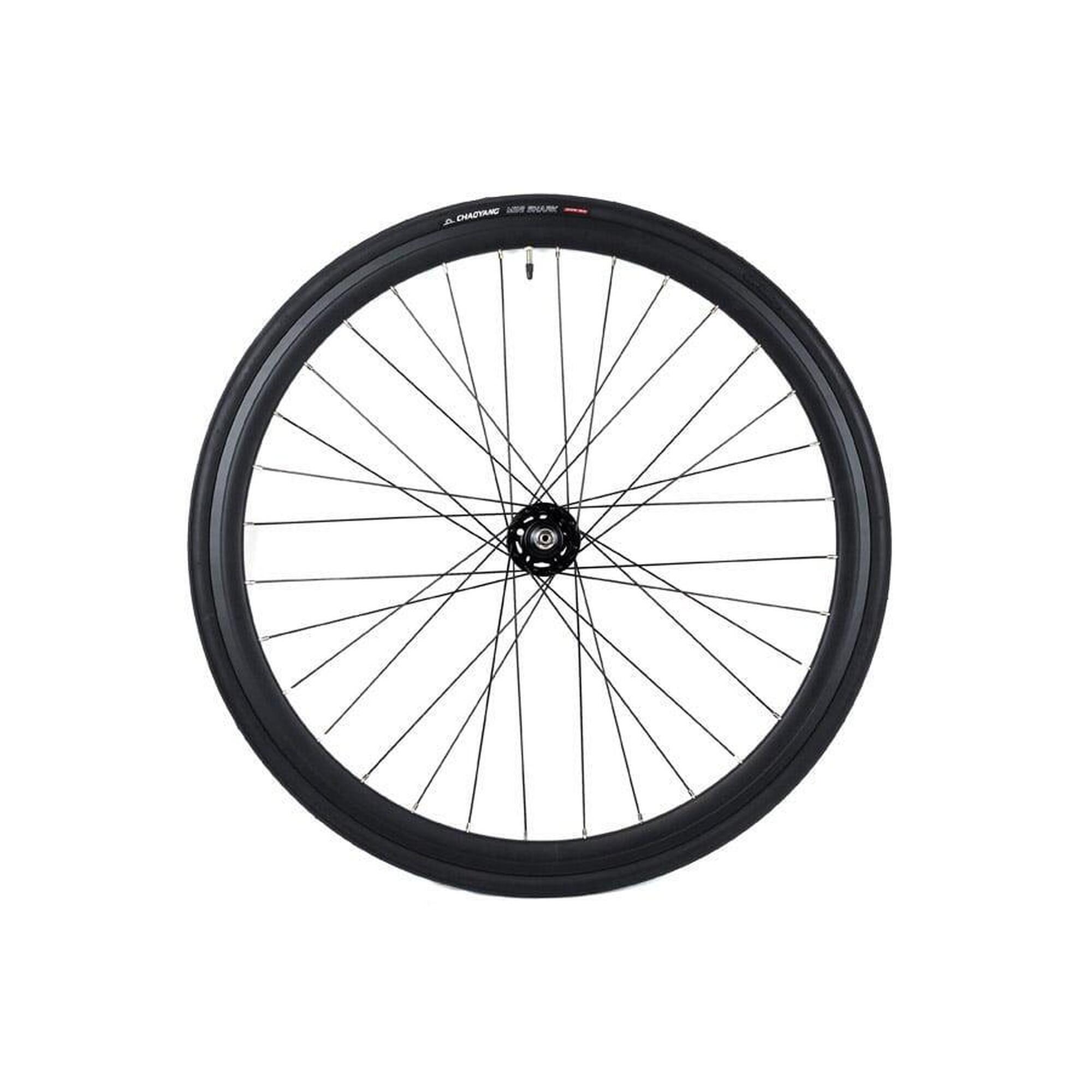 Santafixie - Roue Avant 30mm + Chambre À Air + Pneu Noir - Rayon Roue - 28" - Decathlon