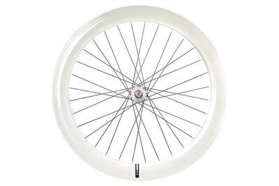 Ruota Anteriore Scatto fisso 60mm Bianca