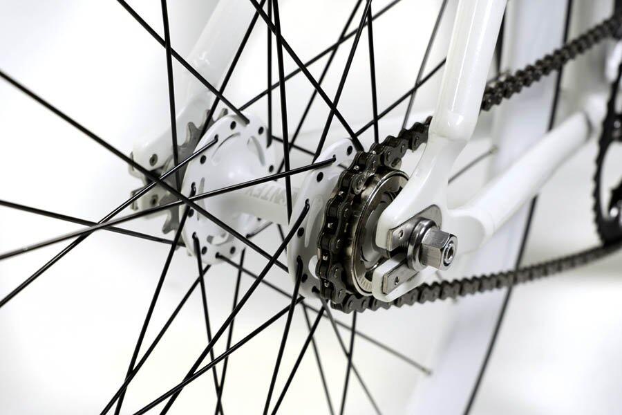 Rueda Fixie Trasera 700C 30mm Blanca 3/3