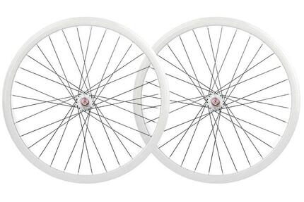Paire de Roues 30mm Blanc