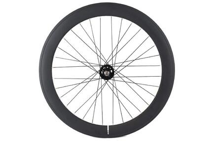 60 mm Vorderrad 700C - Schwarz