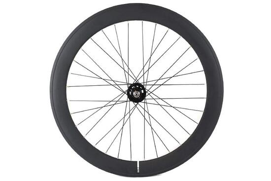 60 mm Vorderrad 700C - Schwarz