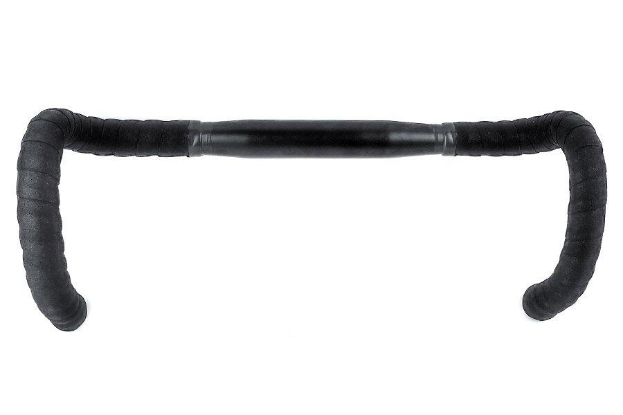 Drop Bars Alu-Lenker 31,8 mm mit schwarzen Lenkerbändern – Schwarz 3/3