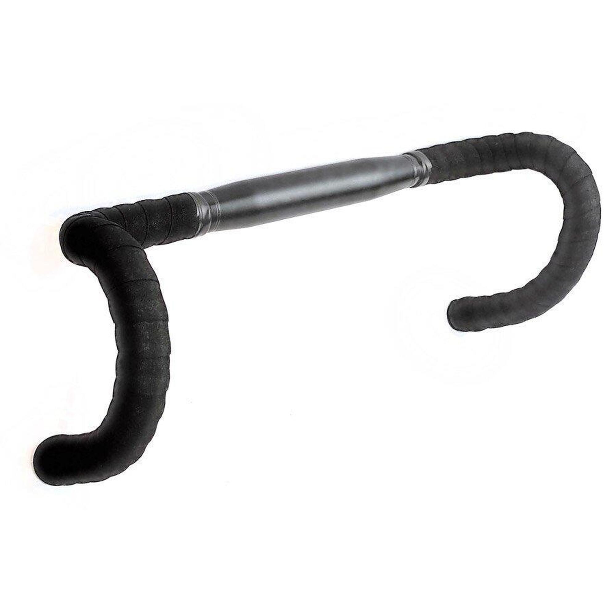 Santafixie - Cintre Piste 31.8 Mm Aluminium Noir Avec Rubans Noirs - Guidon - Decathlon