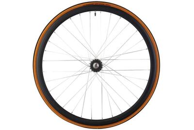 Ruota Posteriore 30mm Nero/Argento + Camere d'aria + Copertoncino Classic