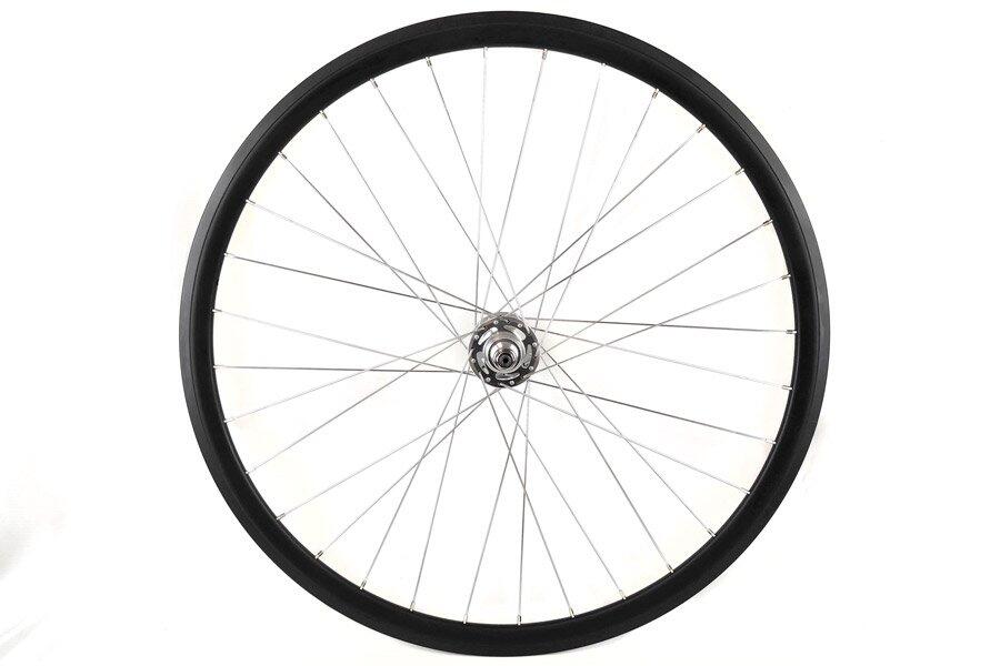 Juego Ruedas Fixie 700C 30mm Negra/Plata 2/6
