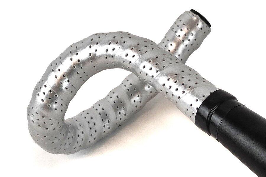 Manillar Pista 31.8 mm Aluminio Negro + Cinta plata 4/4