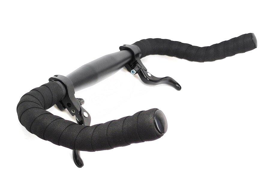 Manillar Bullhorn 31.8 mm Aluminio Negro + Cintas + Frenos 2/4
