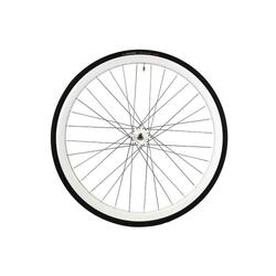 Roue Avant 30mm + Chambre à air + Pneu Blanc