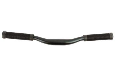 Riser aluminum stuur 31.8 mm met handvaten - zwart