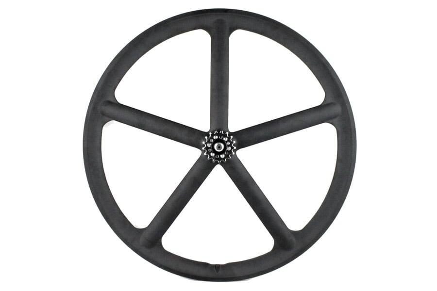 SANTAFIXIE Ruota Posteriore Cinque Razze Nera Opaca