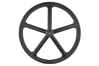 Ruota Posteriore Cinque Razze Nera Opaca