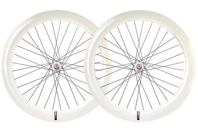 Coppia Ruote 60mm Bianco
