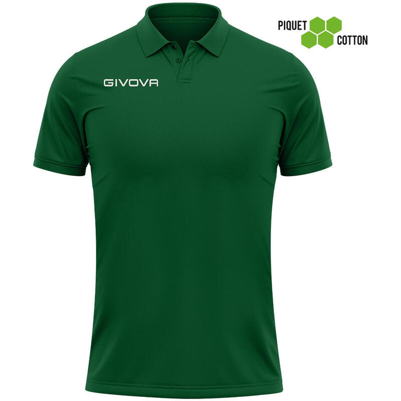 Givova Polo Cotone Piquet 4XL - Polo de bumbac de vară