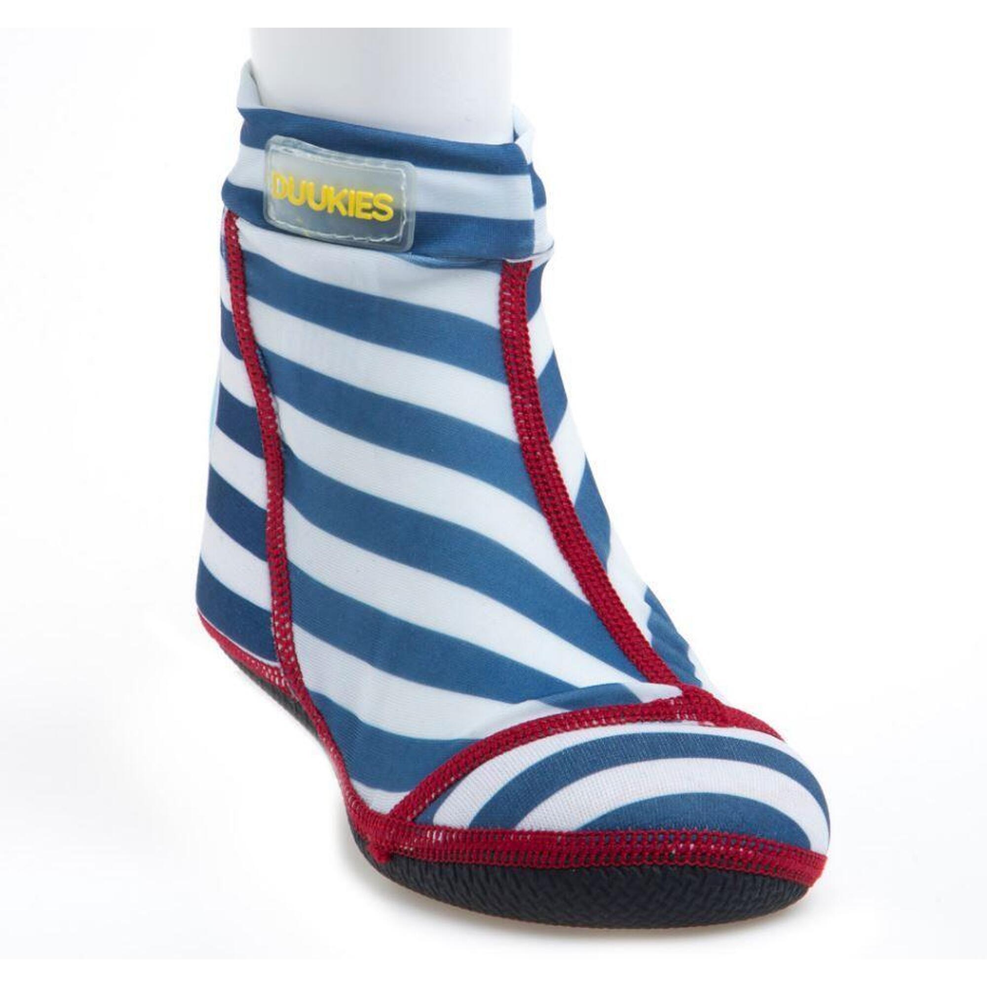 Druppies - Chaussettes Plage Néoprène Duukies 34-35 – Antidérapantes, Uv50 - Chaussettes Piscine - Blanc|bleu|rose - 345 Mm - Decathlon