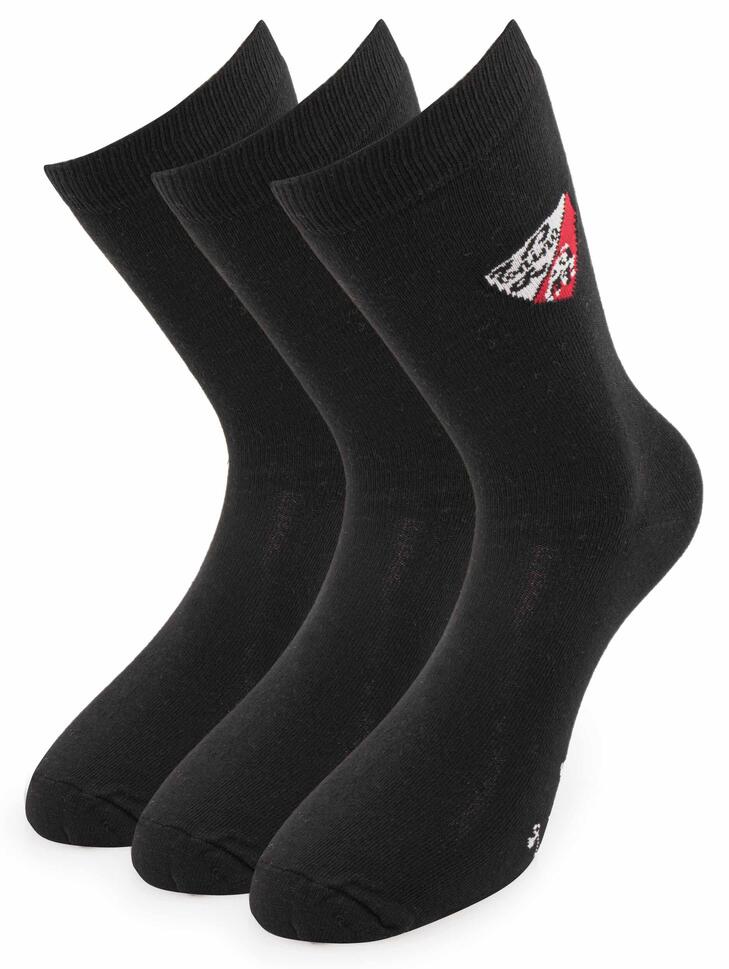 Czarne skarpetki Tonino Lamborghini 3-pack rozmiar 43-46 z bawełny