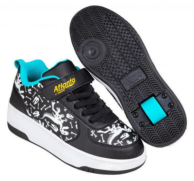Scarpe Heelys Pop Black Cyaan per Bambini - Taglia 30