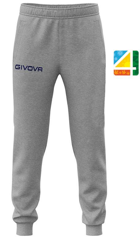 Spodnie do Joggingu Givova King Szare 2XS - Unisex i Wygodne