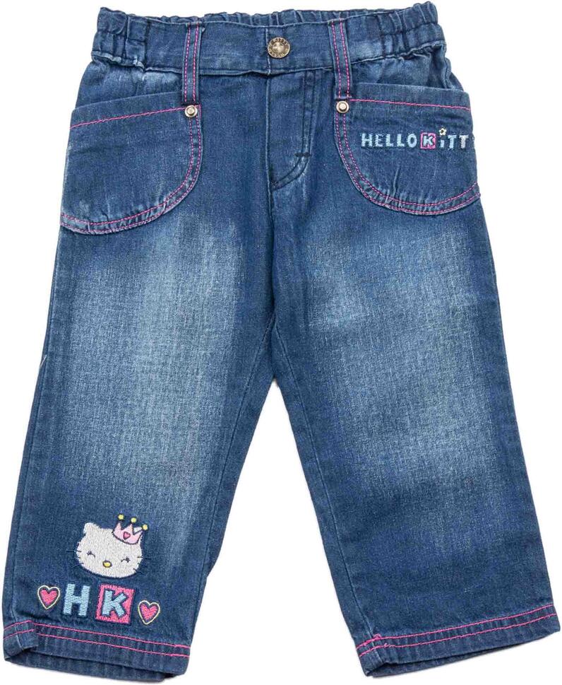 Hello Kitty Dziecięce Spodnie z Bawełny - Rozmiar 74, Komfort i Styl