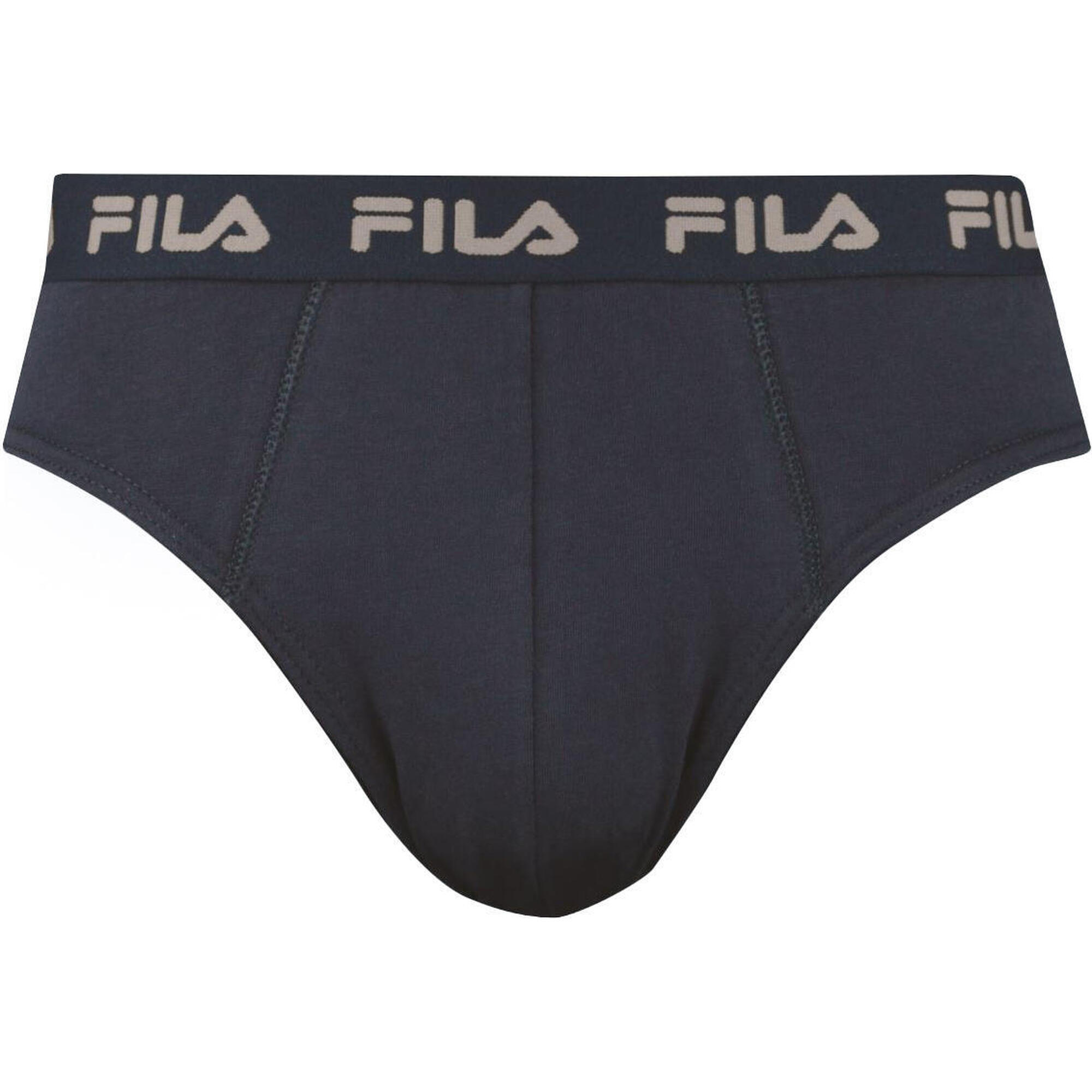 Męskie Bokserki Fila Navy XL - Oddychający Komfort z Bawełny