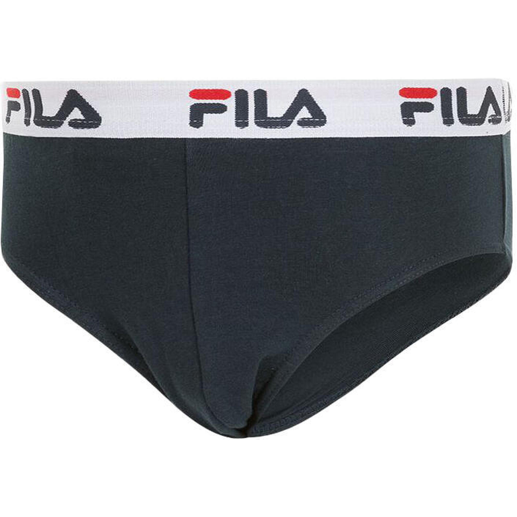 Fila - Fila Boys Boxer Shorts Navy 140-152 - Elastic & Comfort - Slip Shorty - Bleu - Decathlon