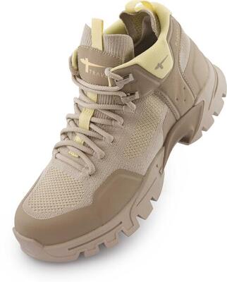 Tamaris dames wandelschoenen beige 37 - comfort en grip