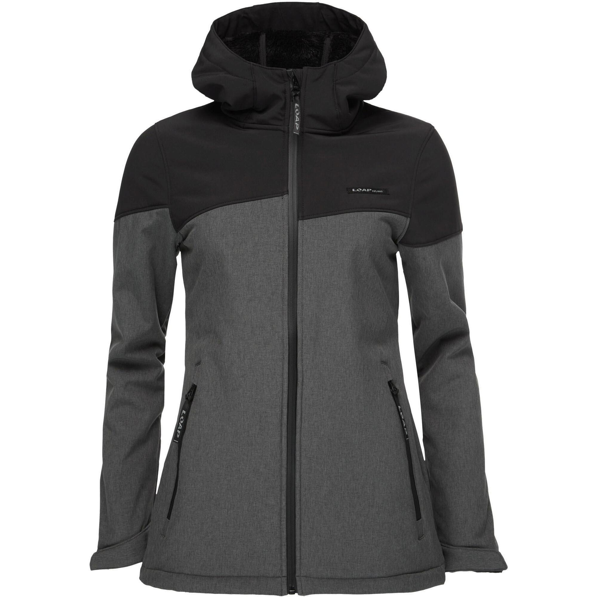 Kurtka softshell damska Loap Ludysa, ciemnoszara, S