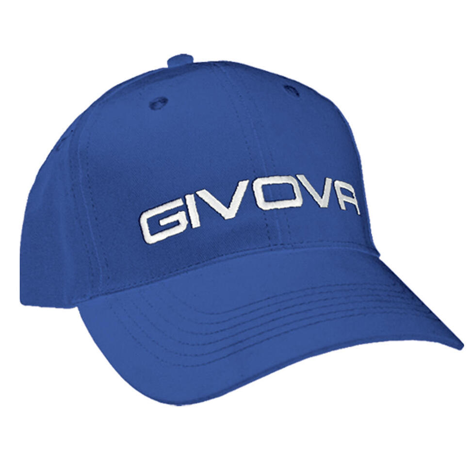 Czapka Unisex Givova z Daszkiem - Niebieska Królewska