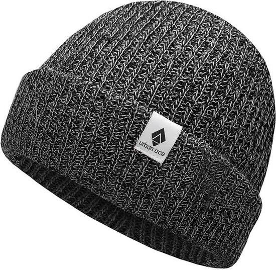 Stylische Unisex Schwarze Wintermütze Urban Ace