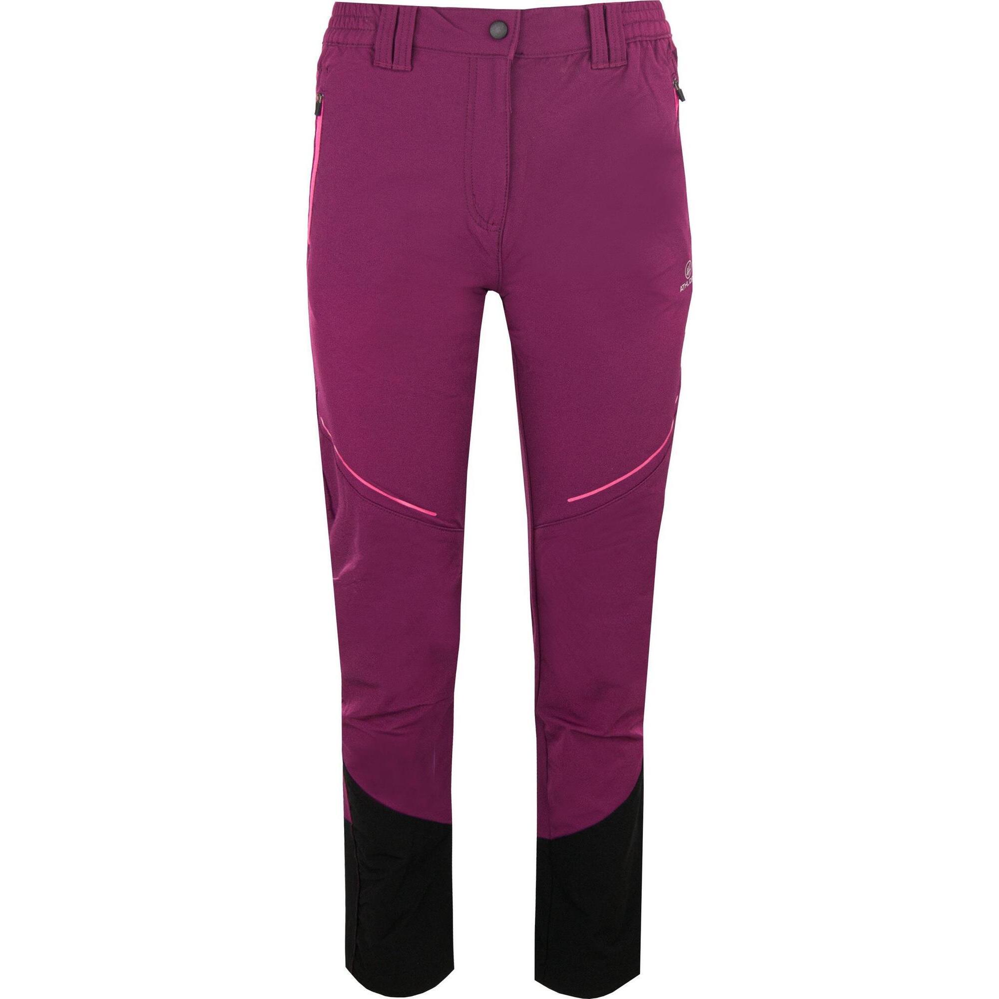 Spodnie trekkingowe damskie ATHL DPT Katana ciemnofioletowe rozmiar 40