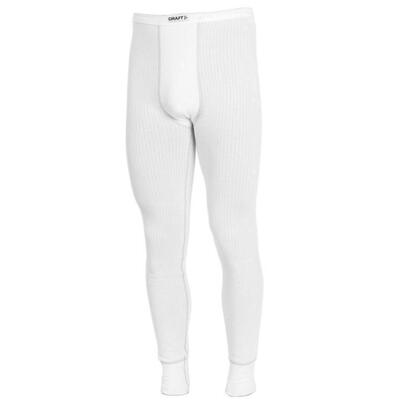 Długie Spodnie Termiczne Aktywne Białe dla Mężczyzn