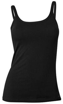 Damen Fila schwarzes Tanktop Größe S