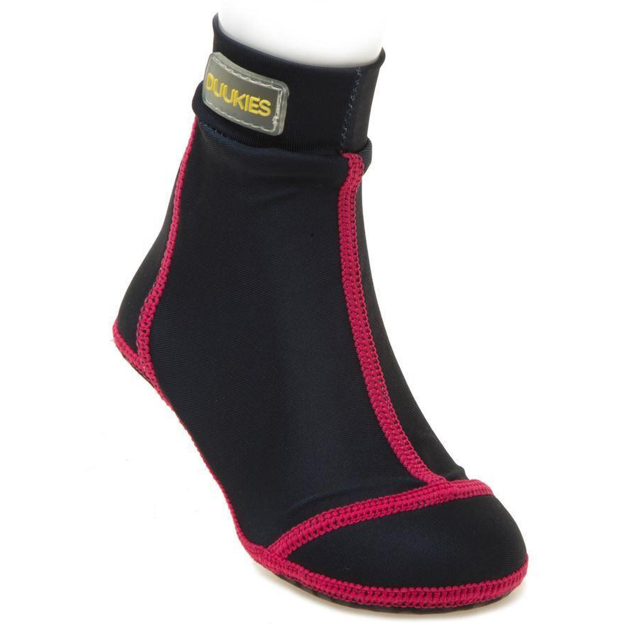 Zeagle - Chaussettes Neoprène Duukies Enfants 26-27 - Sécurisées Et Imperméables - Chaussettes Piscine - Rose|violet - 26/27 - Decathlon