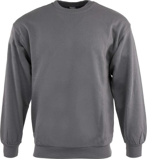 Glemo Promodoro Felpa Uomo Grigia 3XL (100% Cotone)