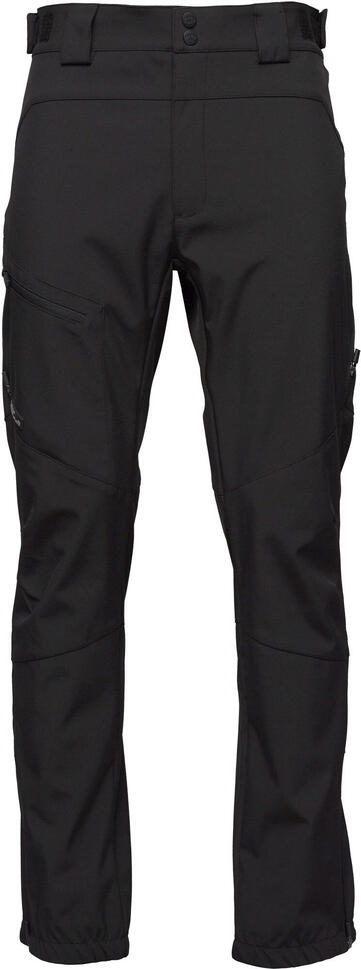 Męskie Spodnie Softshell 2XL - Lunal Czarne Wodoodporne