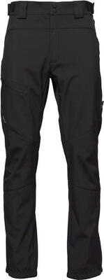 Softshell broek heren 2xl - loaf lunal black. winddicht