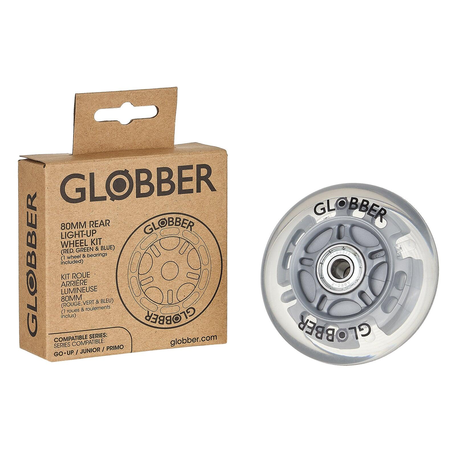 Globber Rear Light Up wheel 80mm x 24mm (Go-Up, Primo, Junior, Elite)