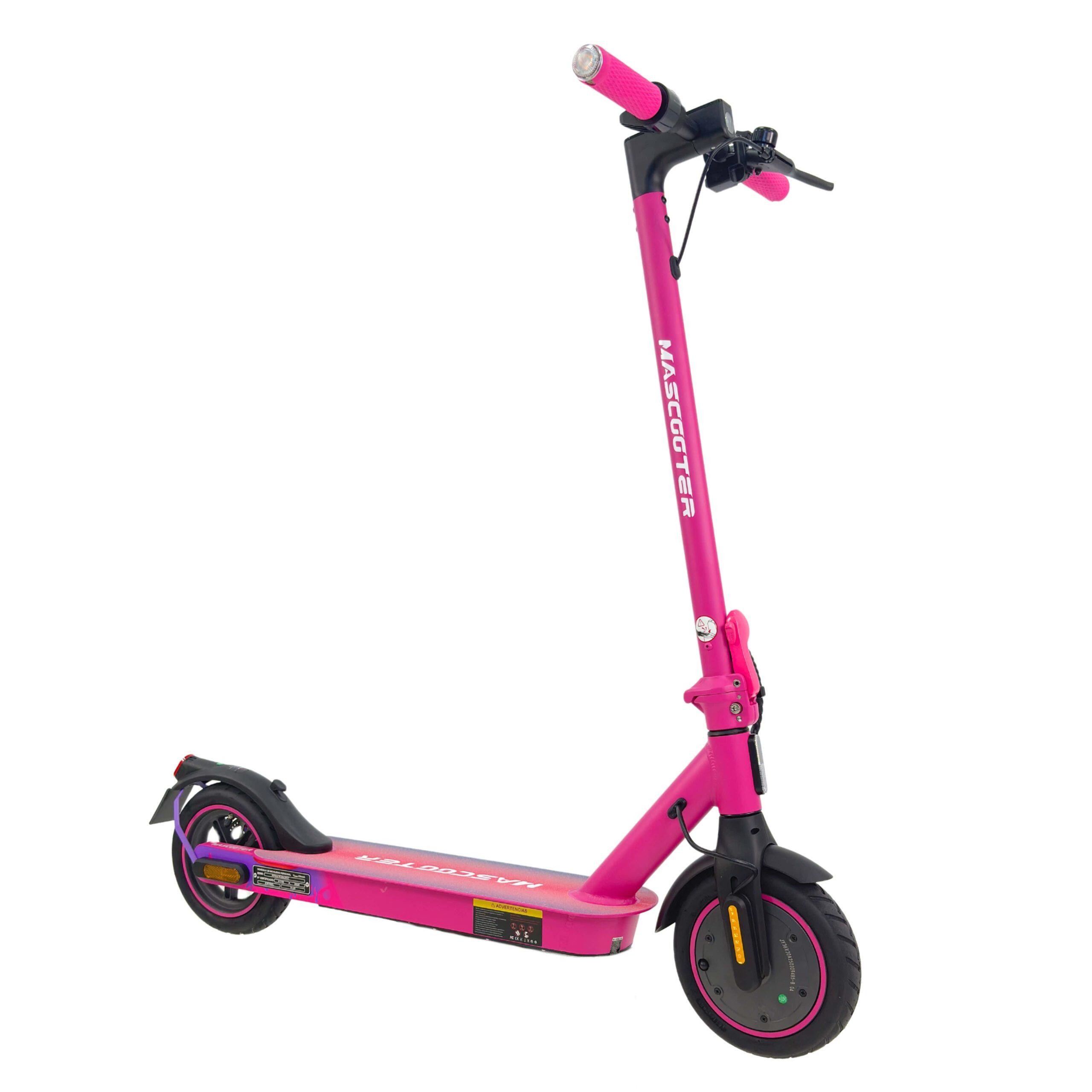 Trotinete elétrico mascooter s1 furious, 600w, 5200mah, 20km, rosa