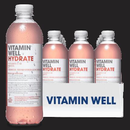 Hydrate 500ml Vitamin Well (lot de 12)