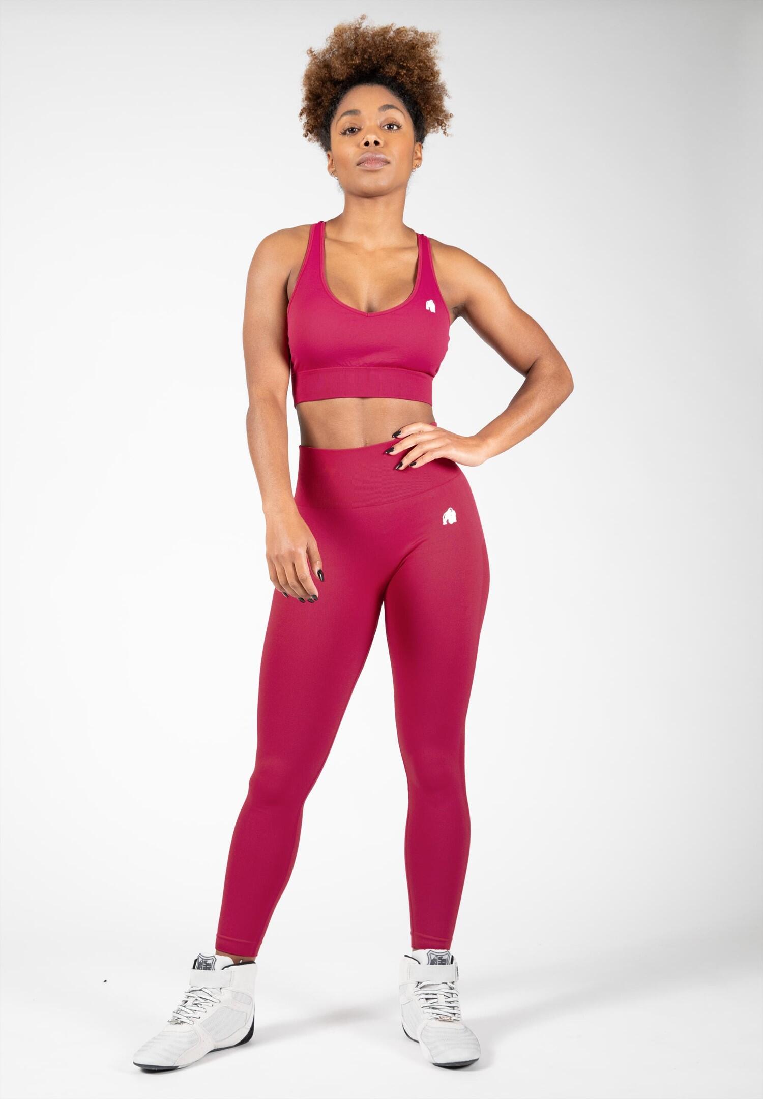 Hilton Senza soluzione di continuità Reggiseno sportivo - Fucsia 3/6